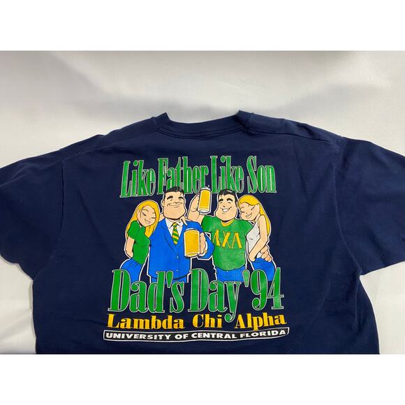 UCF Lambda Chi Alpha, a collegiate fraternity Shirt 1994 Vintage XL - Picture 6 of 10